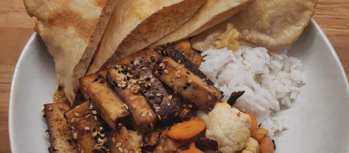 Naan aus Sauerteigresten